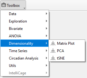 Figure: Dimensionality widgets